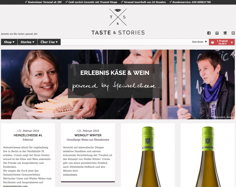 Taste and Stories Heinzelcheese Pop Up