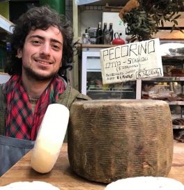 Francesco with pecorino